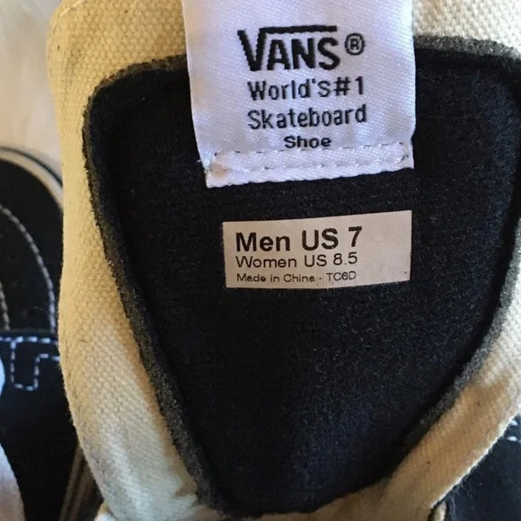 🆕 VANS SKATEBOARDING SK8 HI NAVY/WHITE SNEAKERS 👟 - Picture 9 of 11